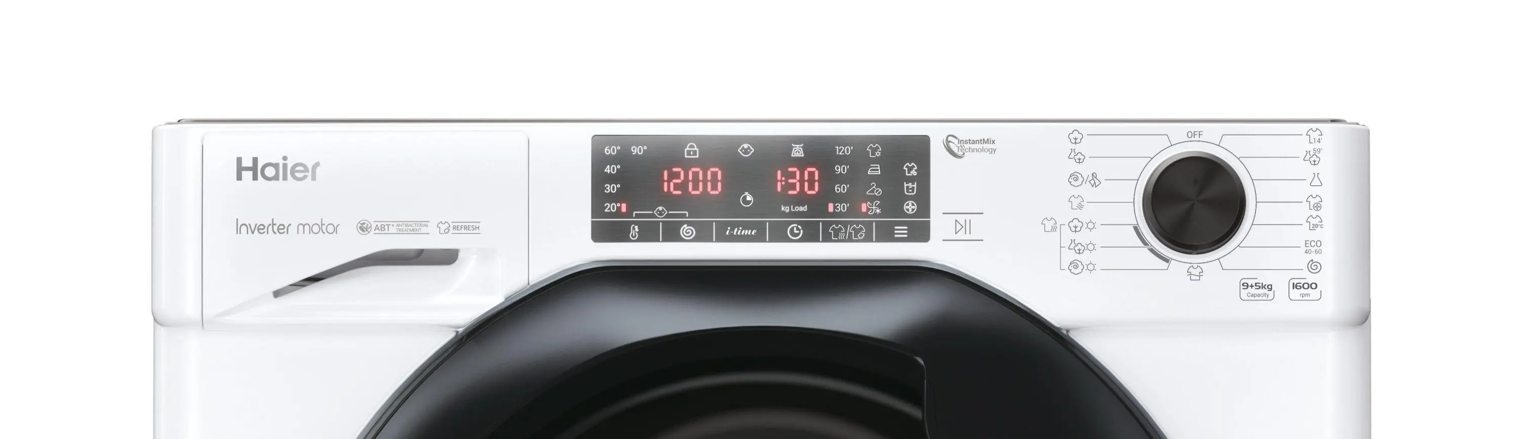 Pralko-suszarka Haier HWDQ90B416FWB-S 9kg/5kg
