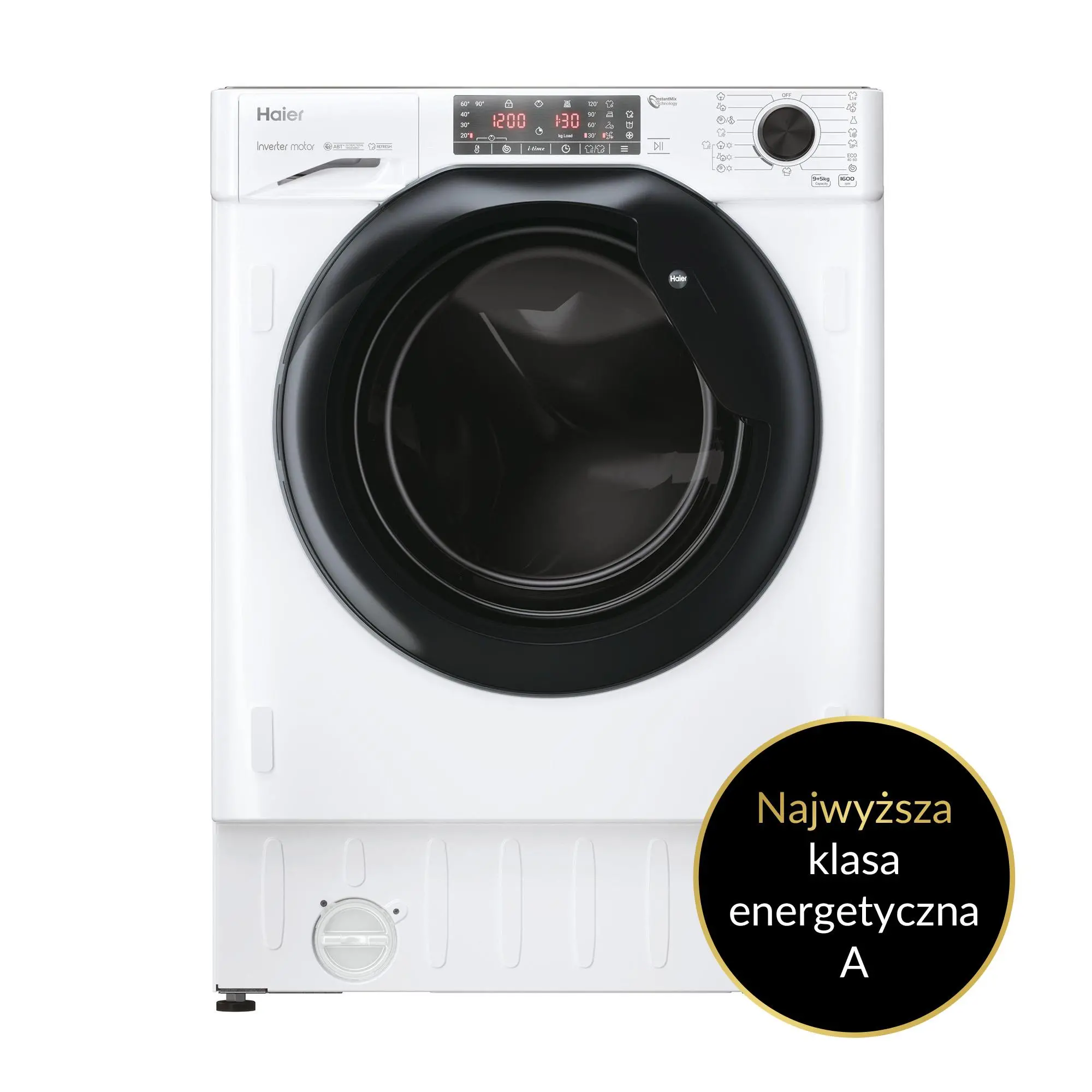 Pralko-suszarka Haier HWDQ90B416FWB-S 9kg/5kg