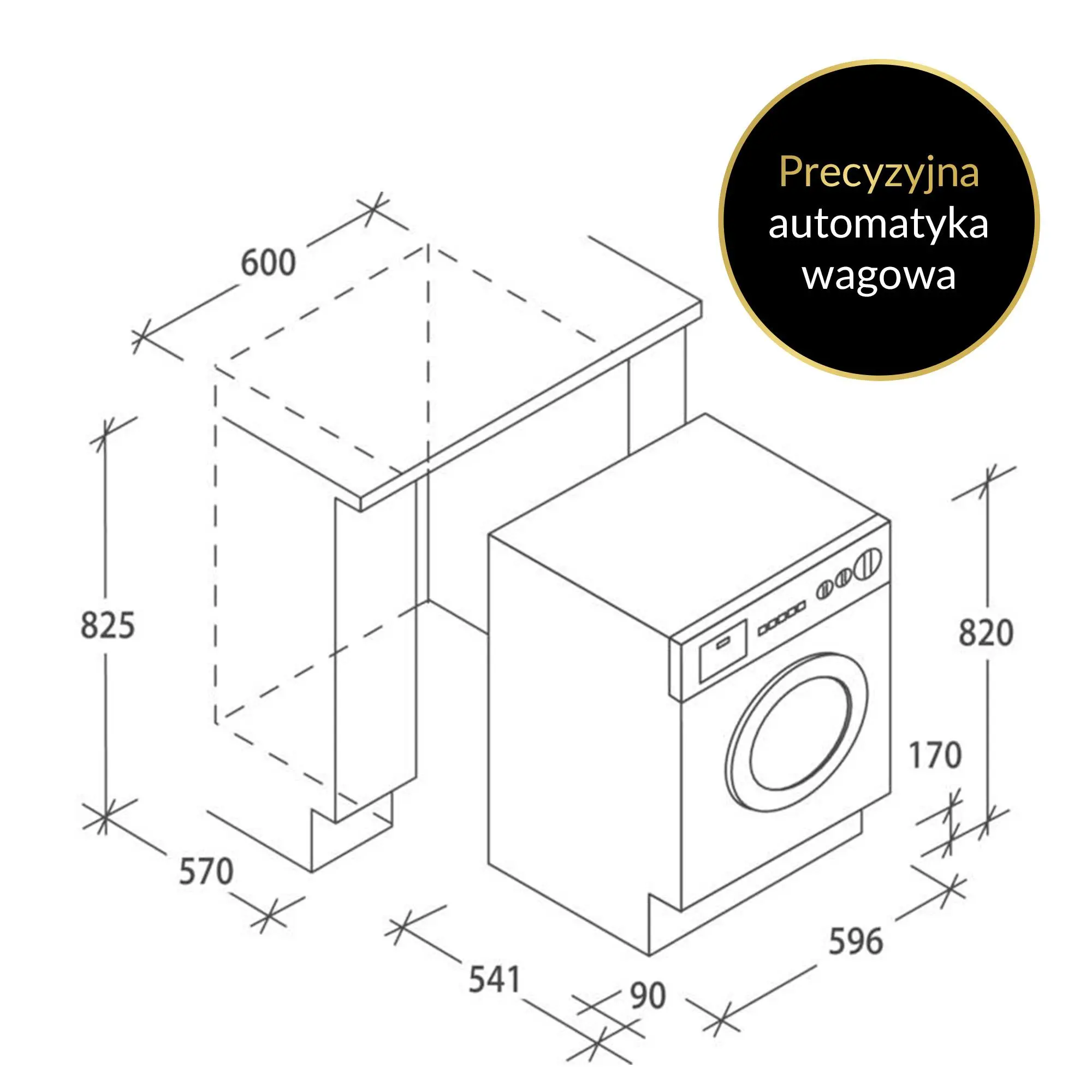 Pralko-suszarka Haier HWDQ90B416FWB-S 9kg/5kg