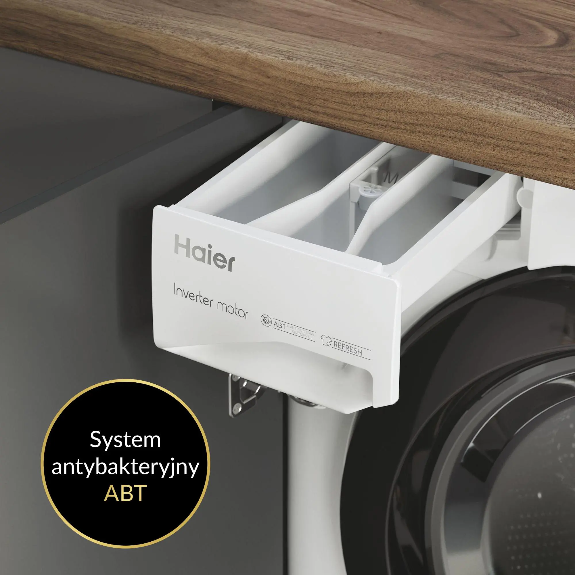Pralko-suszarka Haier HWDQ90B416FWB-S 9kg/5kg