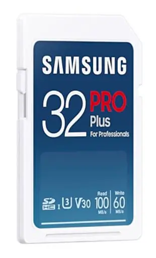 Karta pamięci Samsung PRO Plus 32GB 100/60Mb/s U3 V30