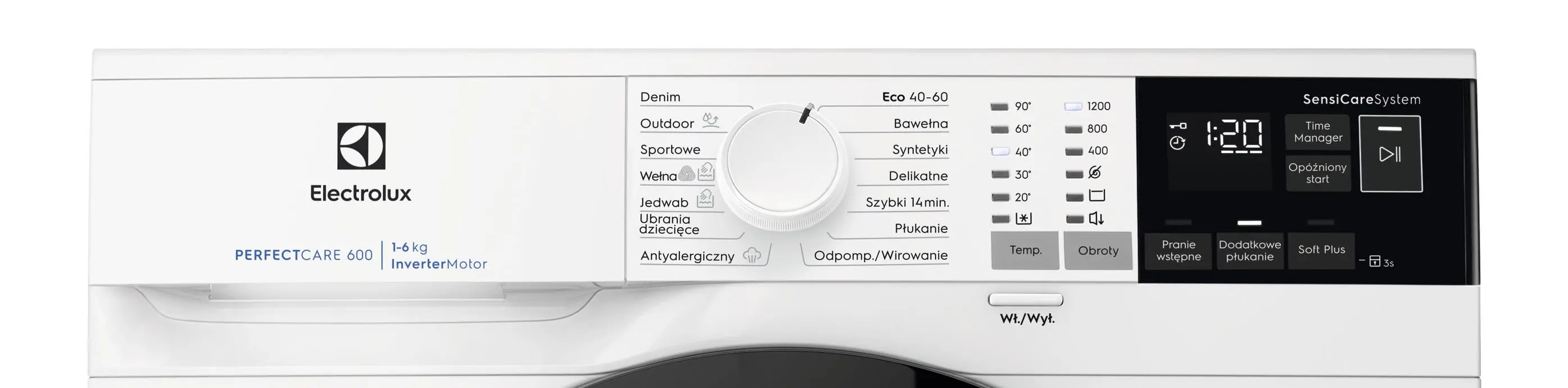 Pralka Electrolux 600 SensiCare EW6SN426BPI Superslim 6kg 1200obr/min