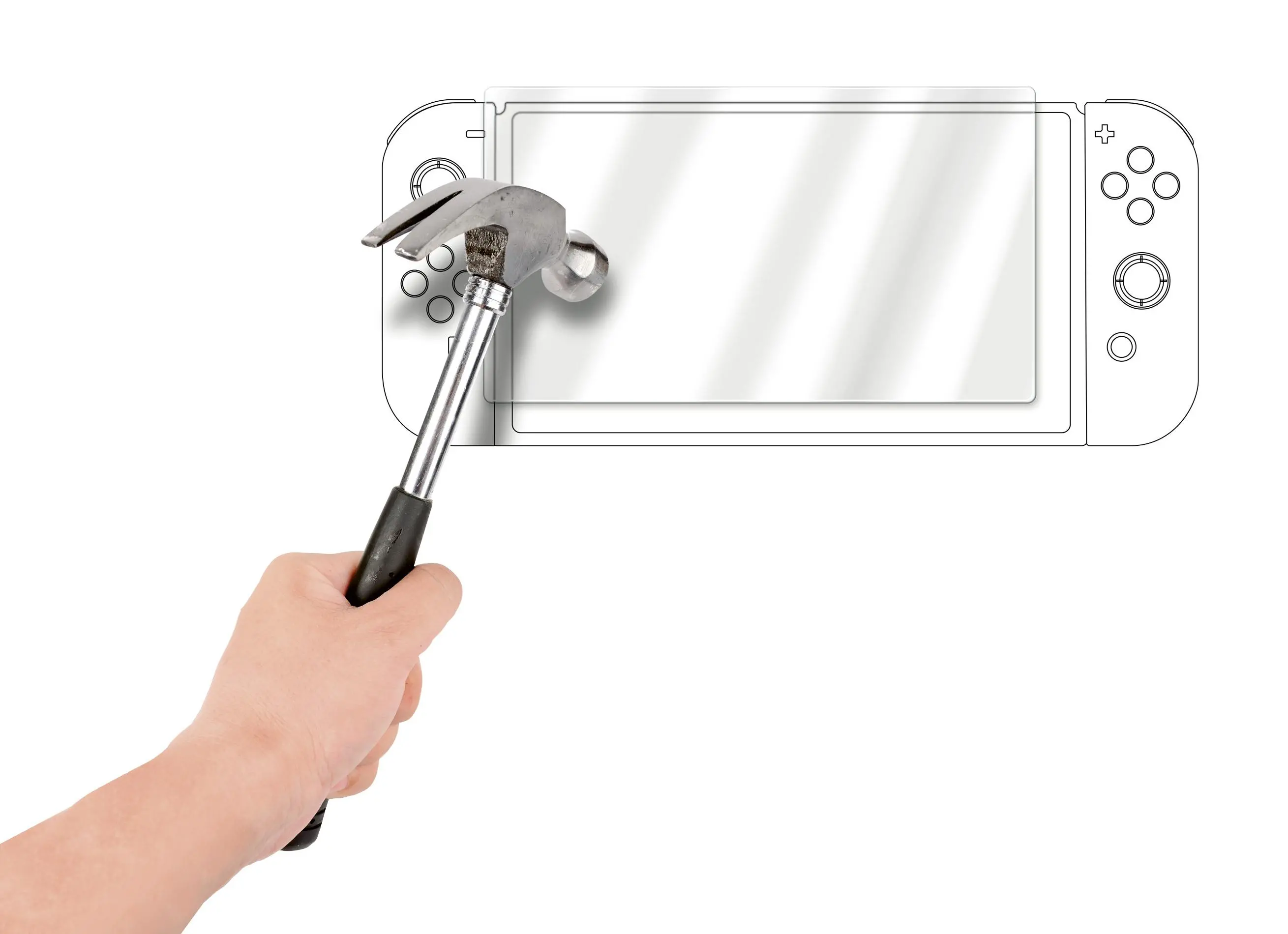 Szkło ochronne BigBen SWITCHOTEMPGLASS do Nintendo Switch OLED