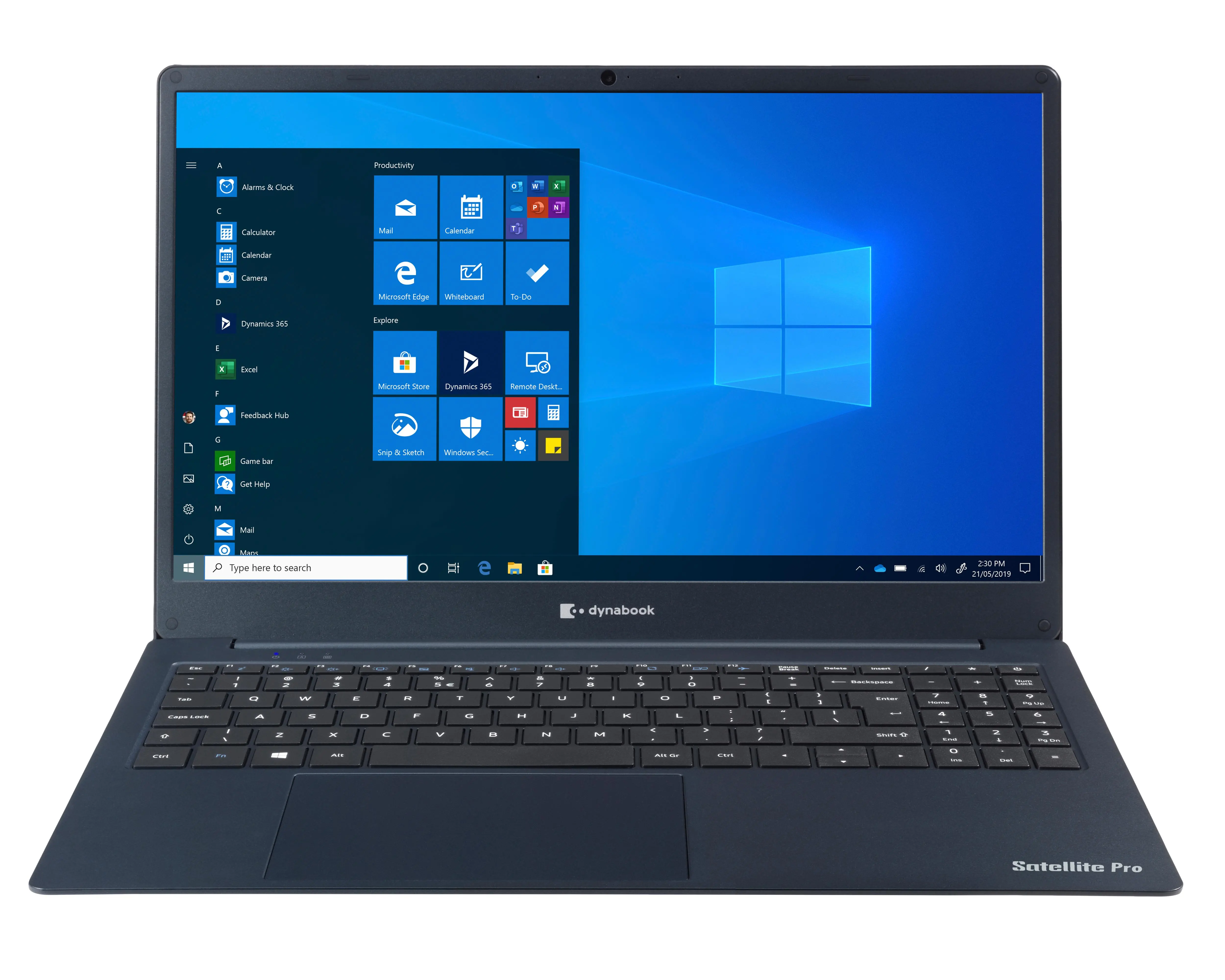 Laptop biznesowy Toshiba Satellite Pro C50-H-100 15,6" i5-1035G1 16GB RAM 512GB Dysk SSD Win10 Pro Granatowy