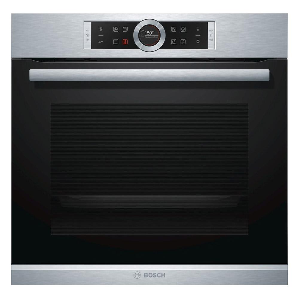 Piekarnik elektryczny Bosch HBG635HS1 - termoobieg - prowadnice teleskopowe
