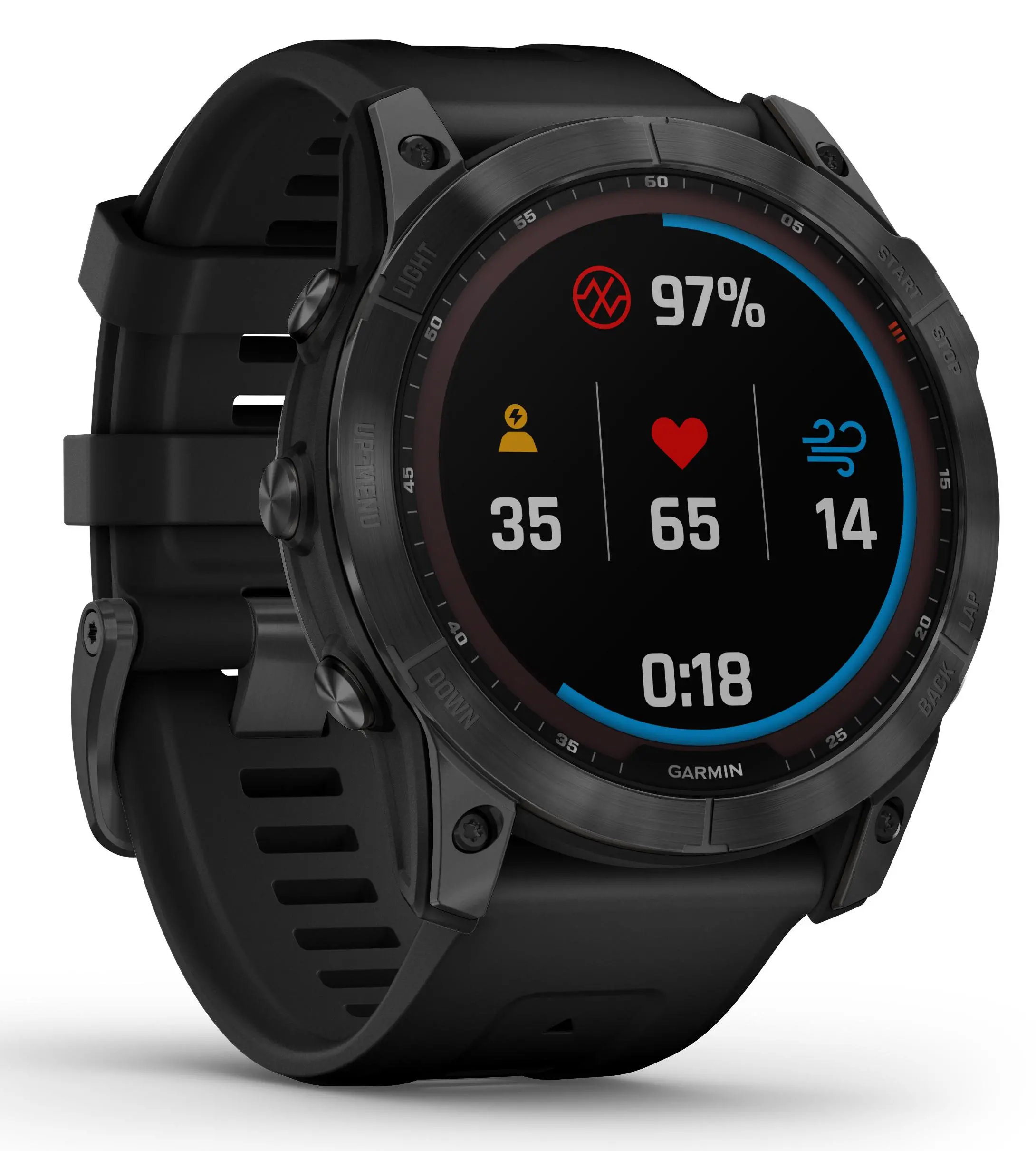 Smartwatch Garmin Fenix 7X Solar 51mm GPS Czarny