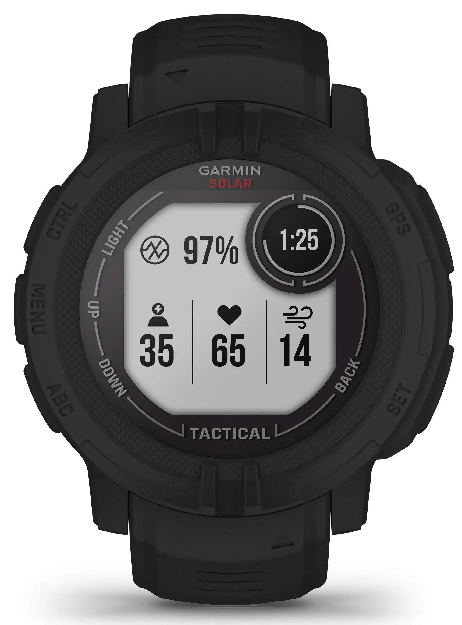 Smartwatch Garmin Instinct 2 Solar Tactical 45mm GPS Czarny