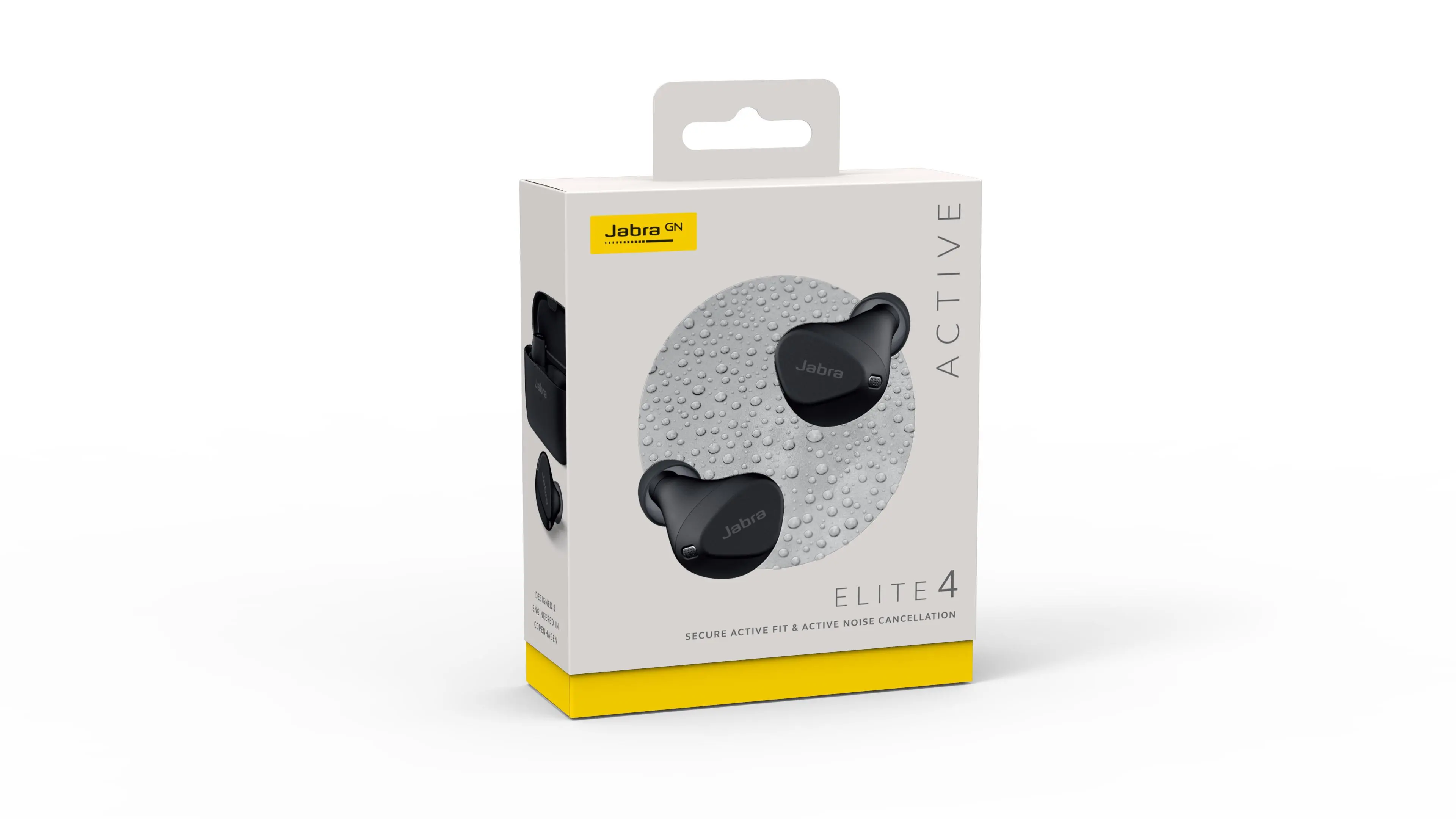 Słuchawki bezprzewodowe Jabra Elite 4 Active Dokanałowe Bluetooth 5.2 Czarny