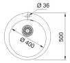 Zlewozmywak Franke Solo SOD 610-40 Tectonite Onyx