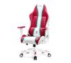 Fotel Diablo Chairs X-One 2.0 King Size Candy Rose Gamingowy do 160kg Skóra ECO Tkanina Biało-czerwony