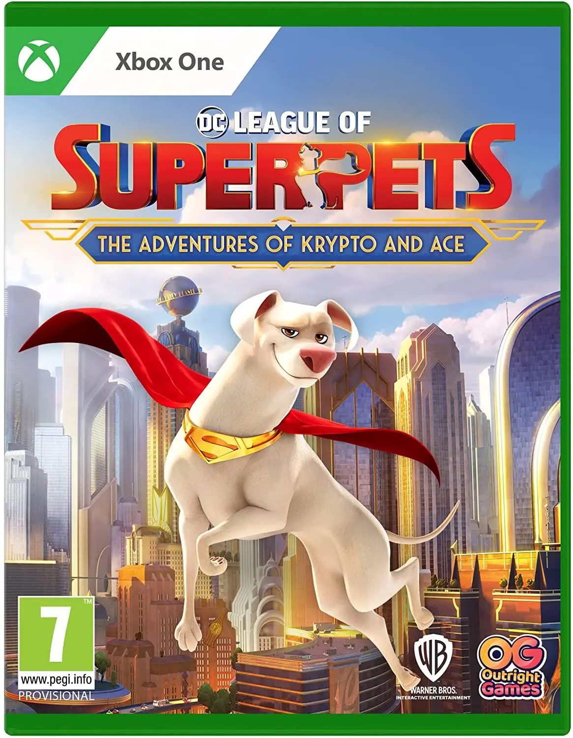 DC LIGA SUPERPETS: Przygody Krypto i Asa Gra na Xbox One (Kompatybilna z Xbox Series X)