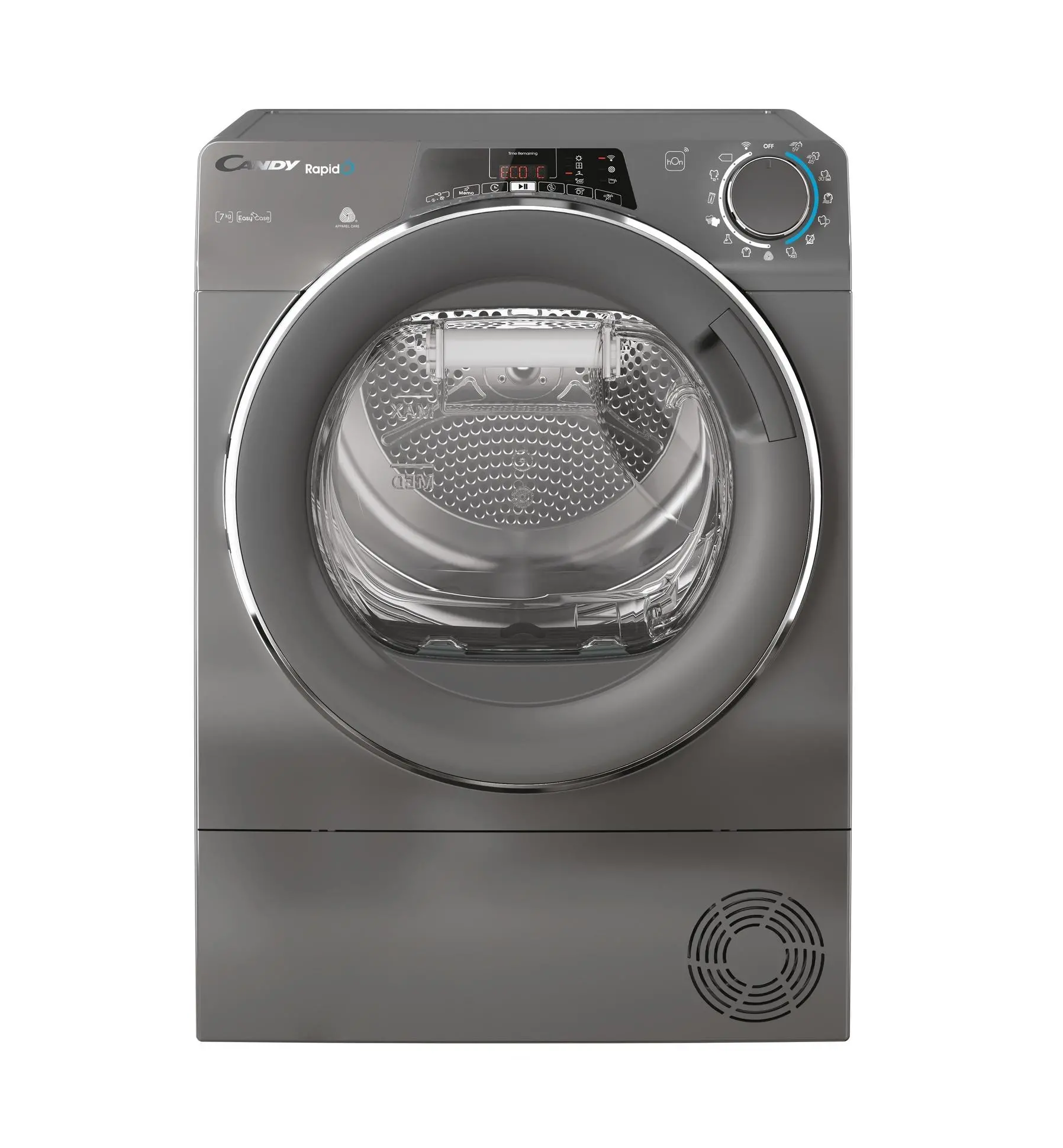 Suszarka Candy RapidO RO4 H7A2TCERX-S Slim 46,5cm 7kg Zdalne sterowanie