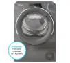 Suszarka Candy RapidO RO4 H7A2TCERX-S Slim 46,5cm 7kg Zdalne sterowanie