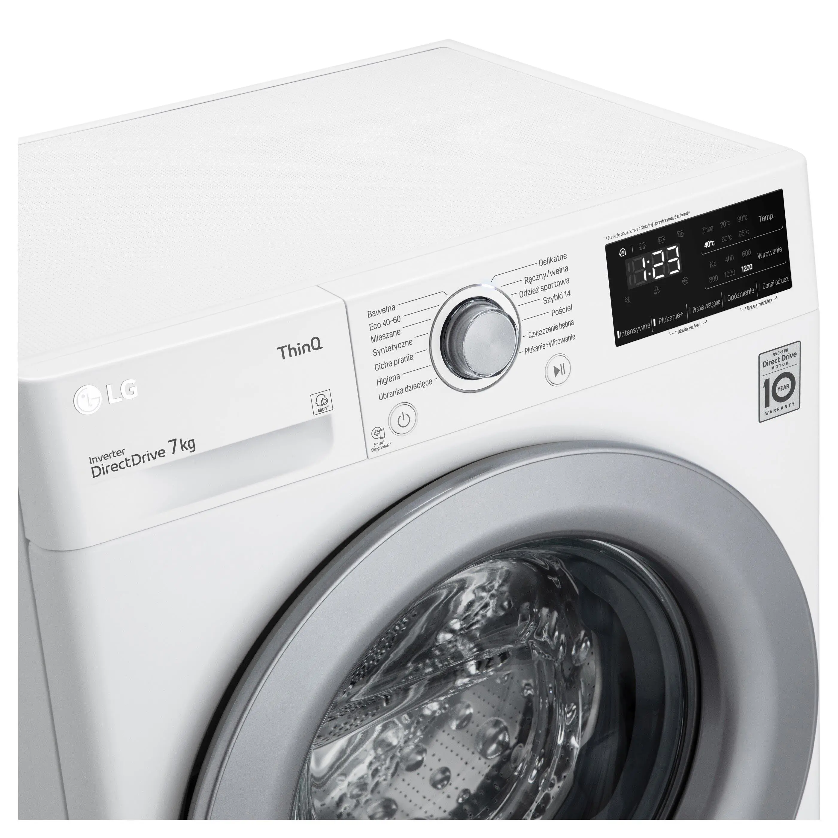 Pralka LG Vivace F2WV3S7N4E Slim 7kg 1200obr/min