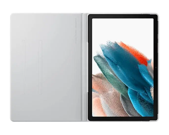 Etui na tablet Samsung Galaxy Tab A8 Book Cover EF-BX200 Srebrny