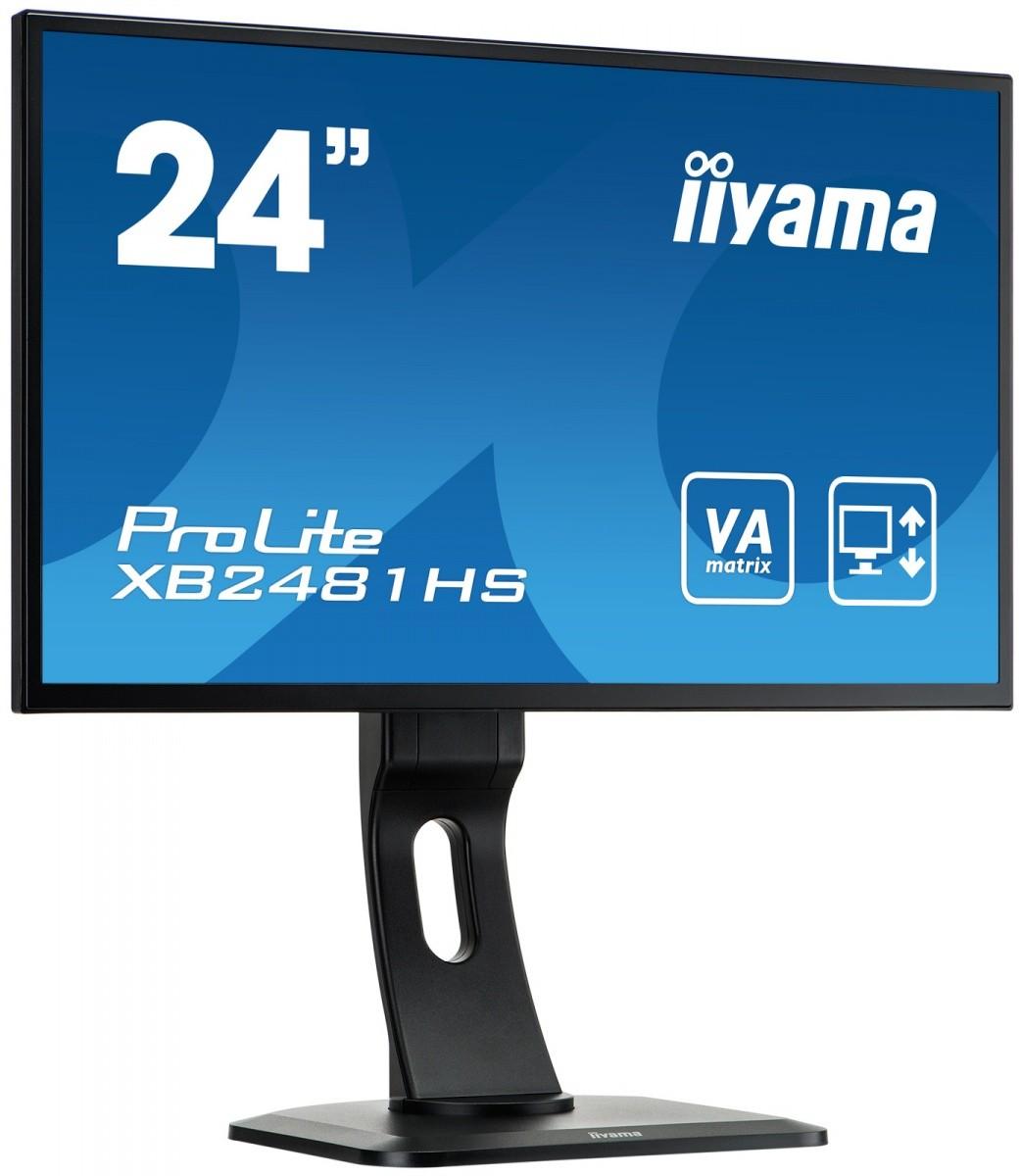 Monitor iiyama Prolite XB2481HS-B1 24" Full HD AMVA 75Hz 6ms