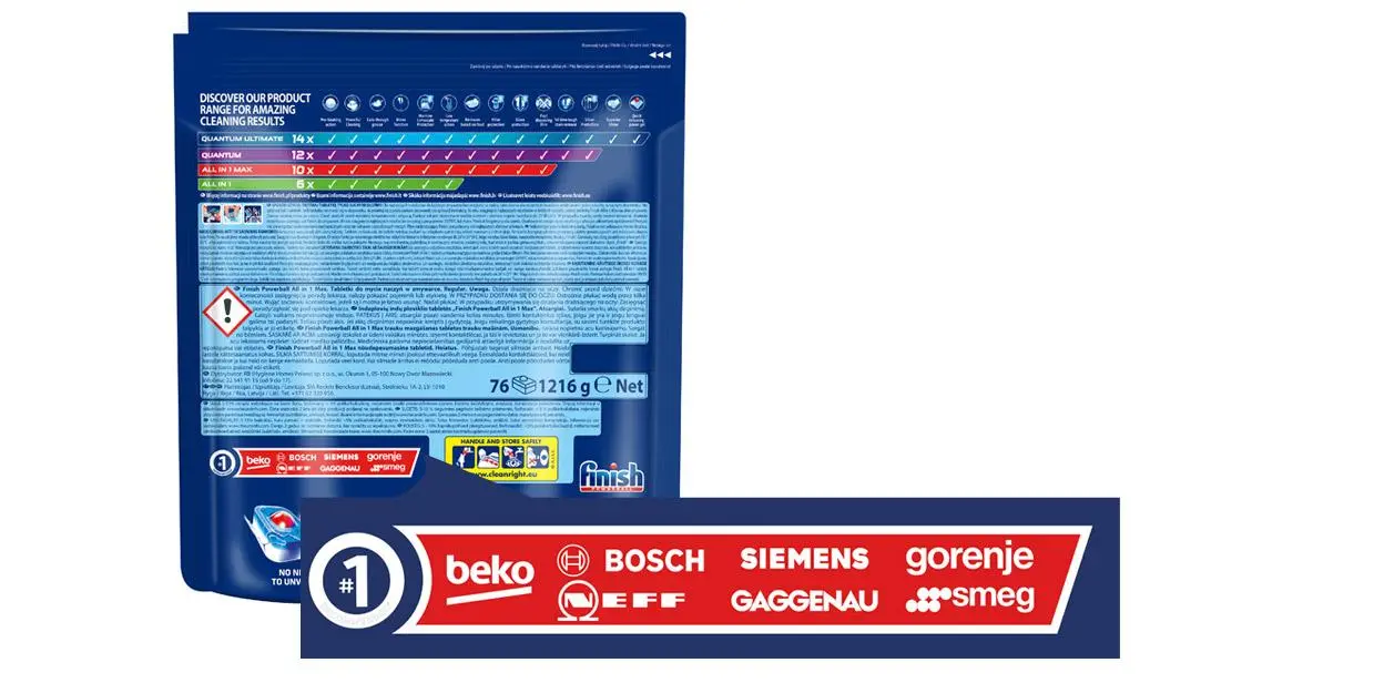 Tabletki do zmywarki Finish All-in-1 Max Cytrynowy 40szt.