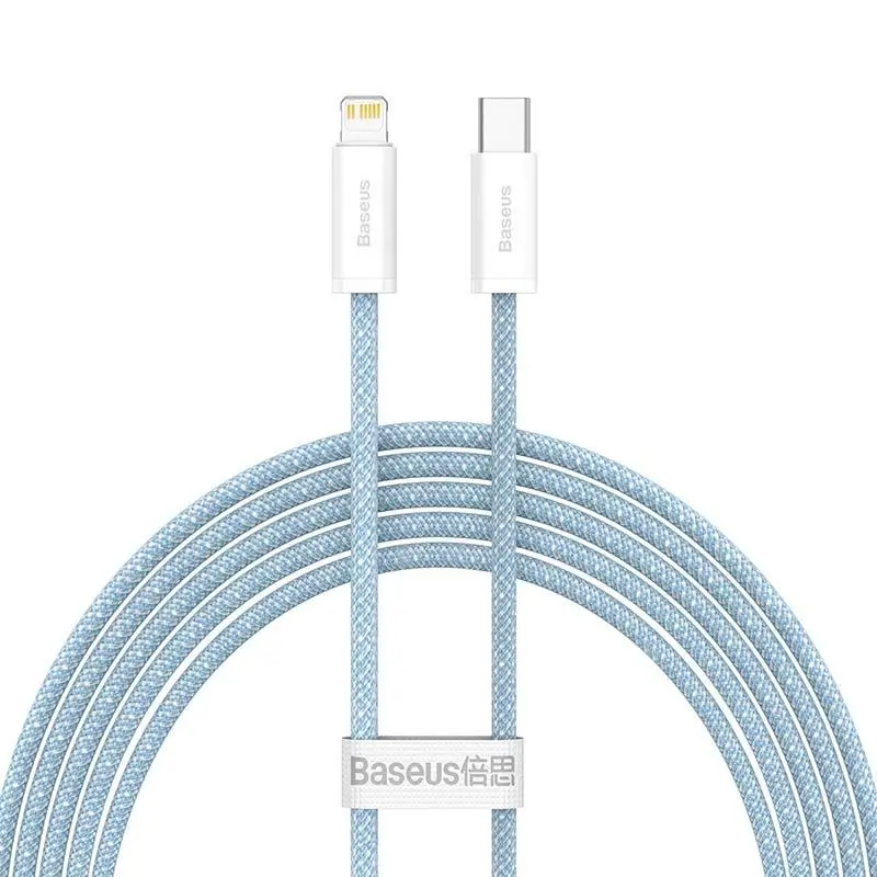 Kabel Baseus USB-C do Lightning Dynamic Series 20W 2m Niebieski