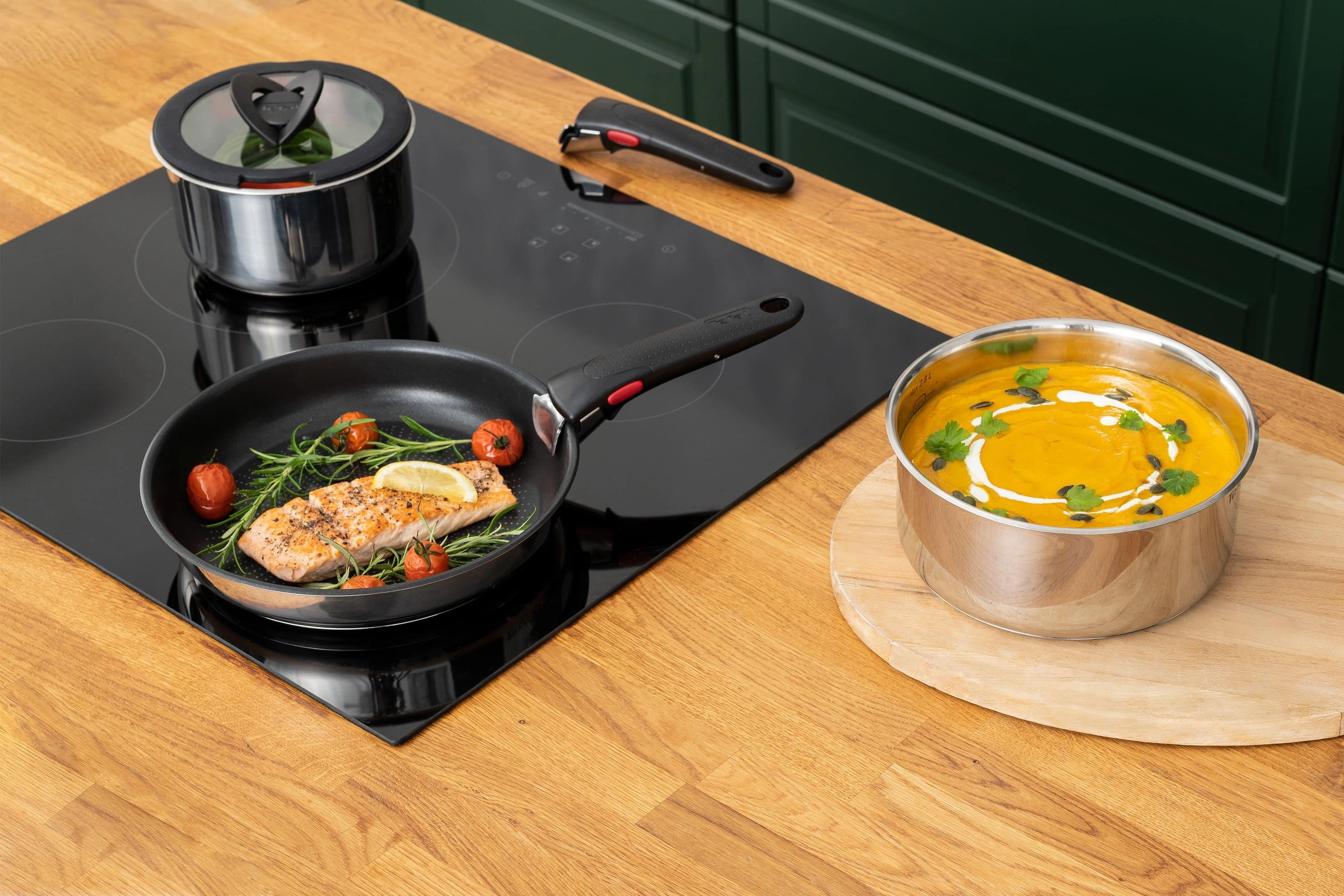 Patelnia Tefal Ingenio Emotion L8977774 Indukcja Stal nierdzewna 26cm