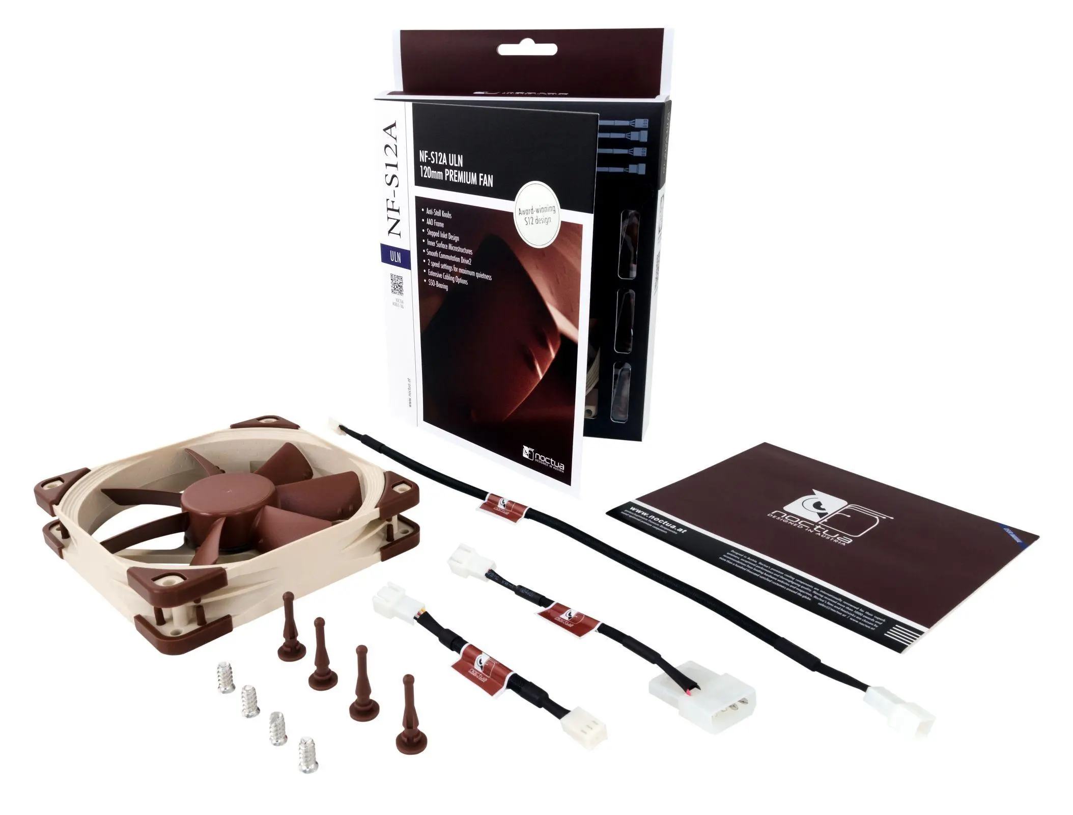 Wentylator Noctua NF-S12A ULN 120mm Beżowy