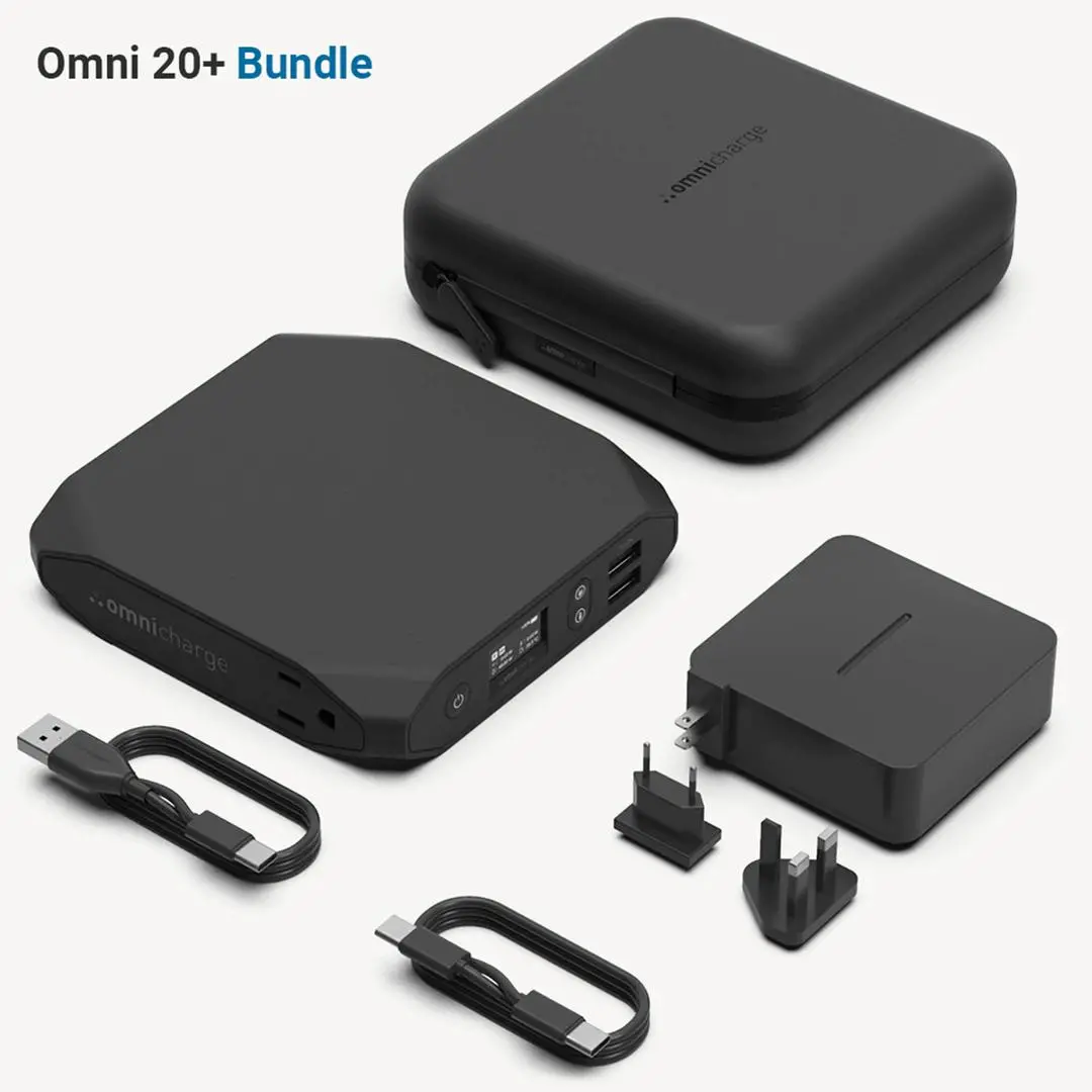Powerbank Omnicharge Omni 20+ Pro Bundle 20000mAh 100W Czarny