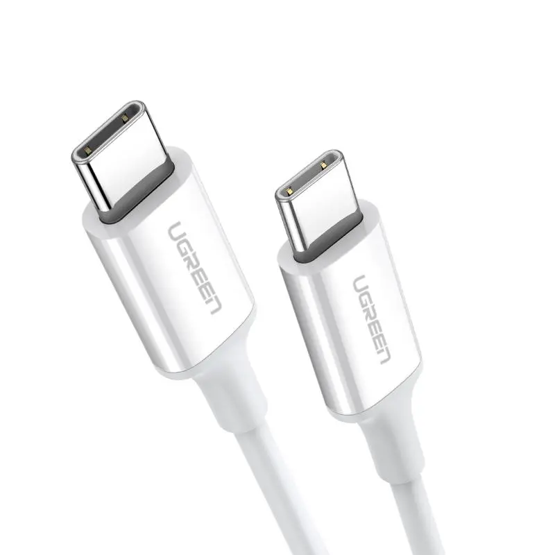 Kabel UGREEN USB-C do USB-C US264 60W 0,5m Biały