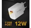 Ładowarka sieciowa Reinston ELSI013 USB-A 2.4A Biały