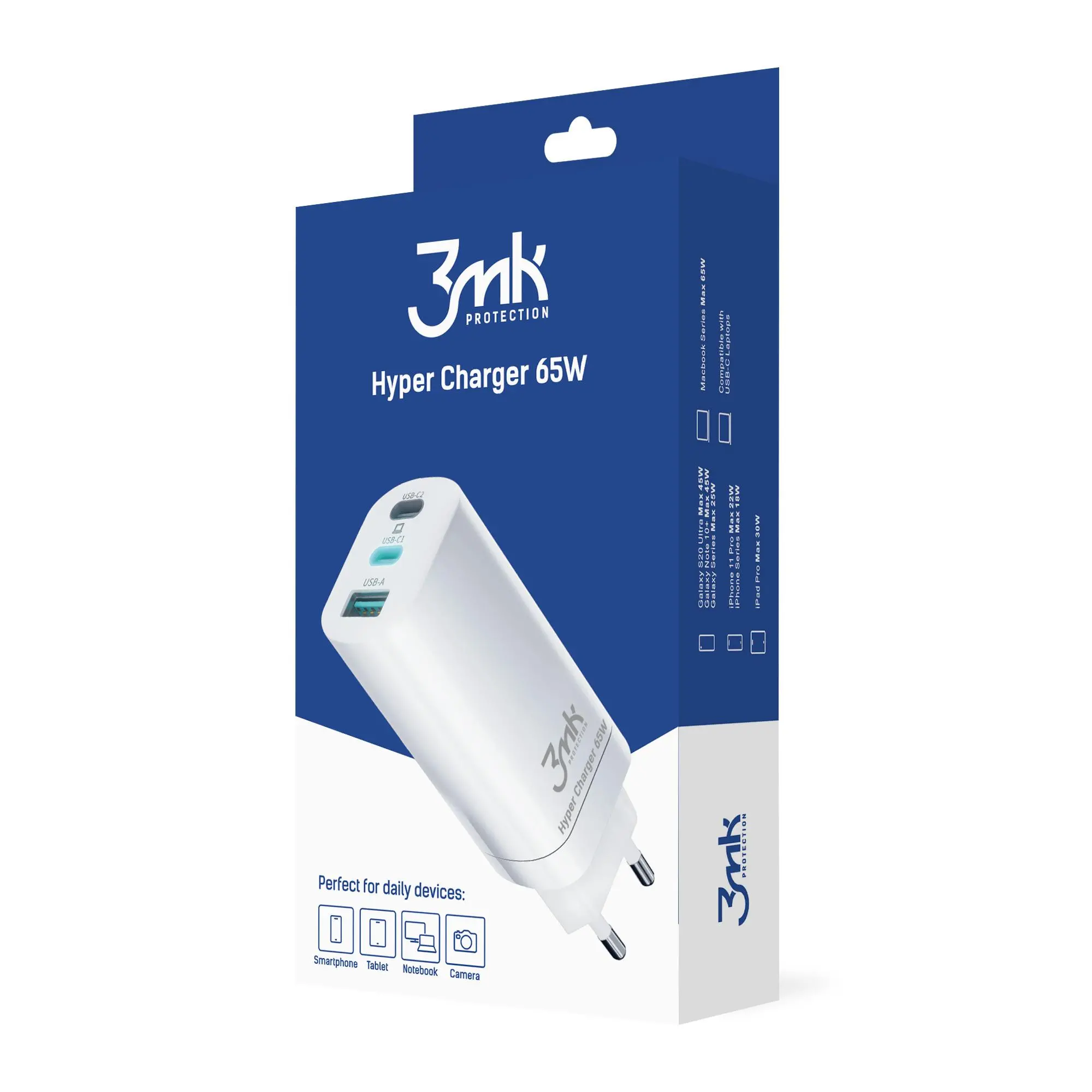 Ładowarka sieciowa 3mk Hyper Charger GAN PD3.0 65W