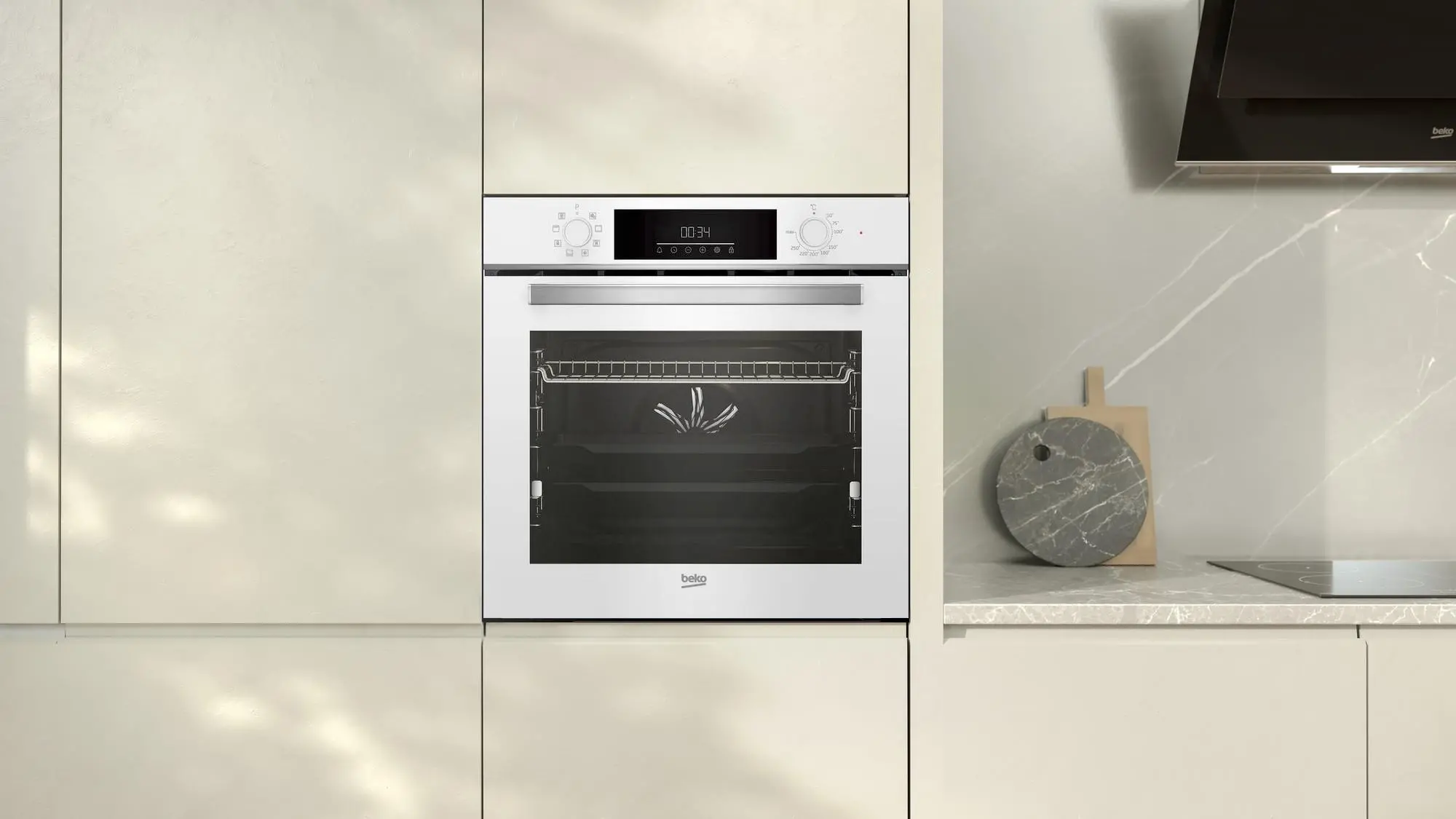 Piekarnik elektryczny Beko BBIM14300WMS b300 Termoobieg Biały
