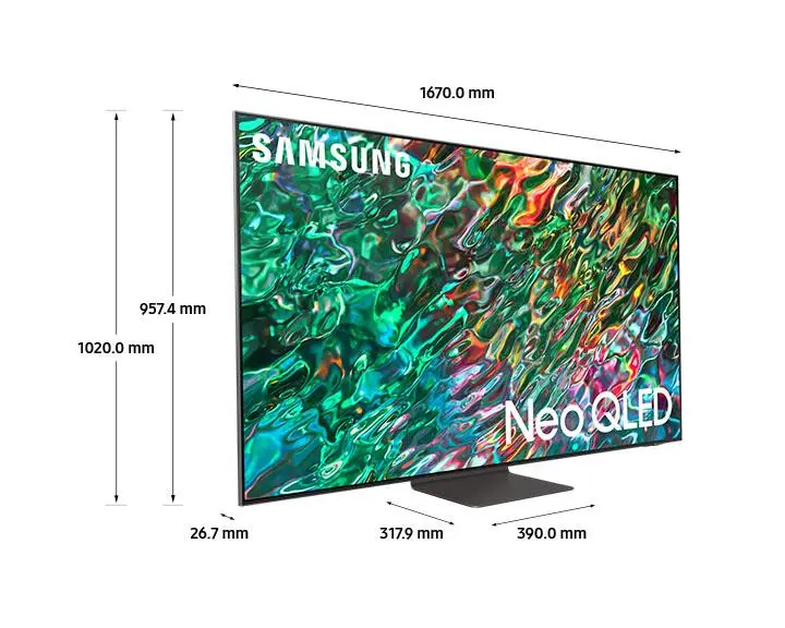 Telewizor Samsung Neo QLED QE75QN91BAT 75" QLED 4K 120Hz Tizen Dolby Atmos HDMI 2.1 DVB-T2