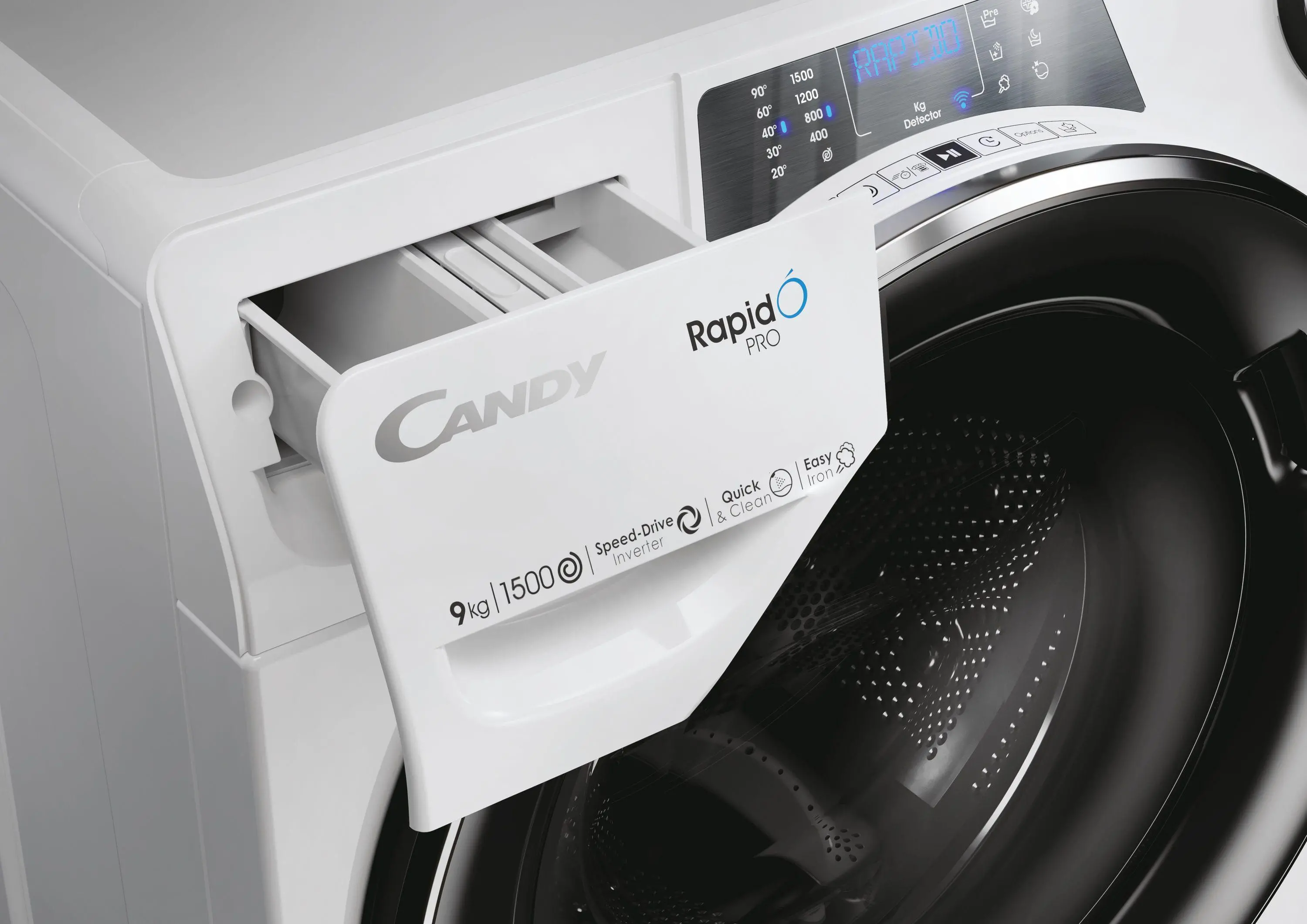 Pralka Candy RapidO Pro RP 596BWMBC/1-S Slim 9kg 1500obr/min Zdalne sterowanie