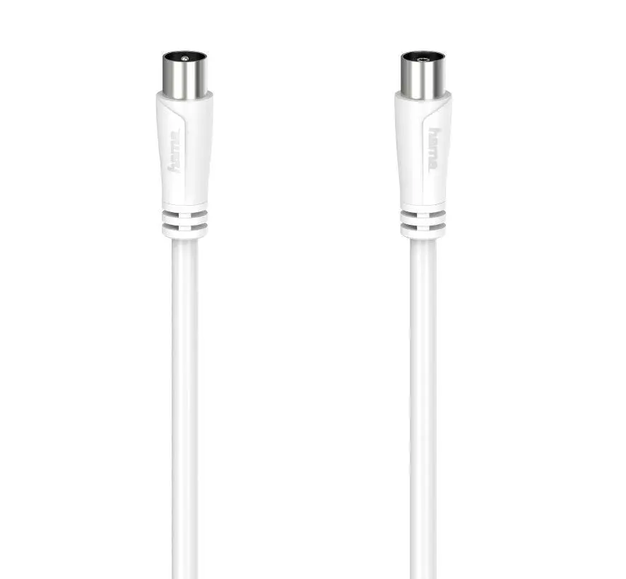 Kabel antenowy Hama 00205045 90dB 1,5m Biały