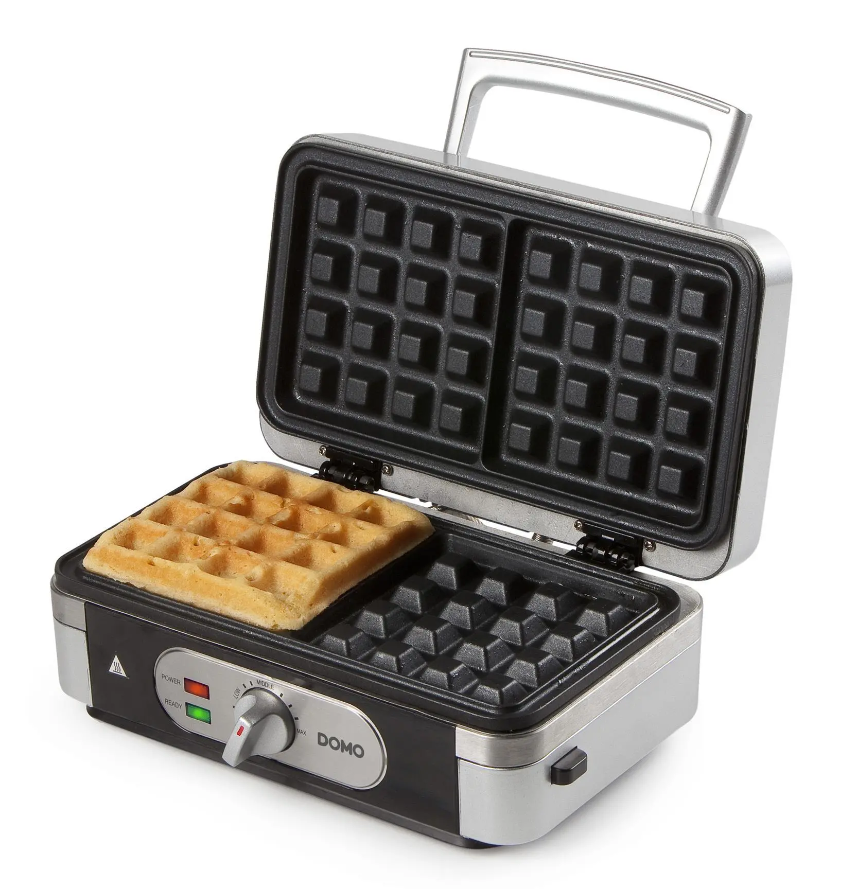Opiekacz Domo DO9136C 3w1 Gofry Panini Muszle 1000W
