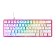 HyperX Alloy Origins 60 Pink Red Switch Biało-różowy