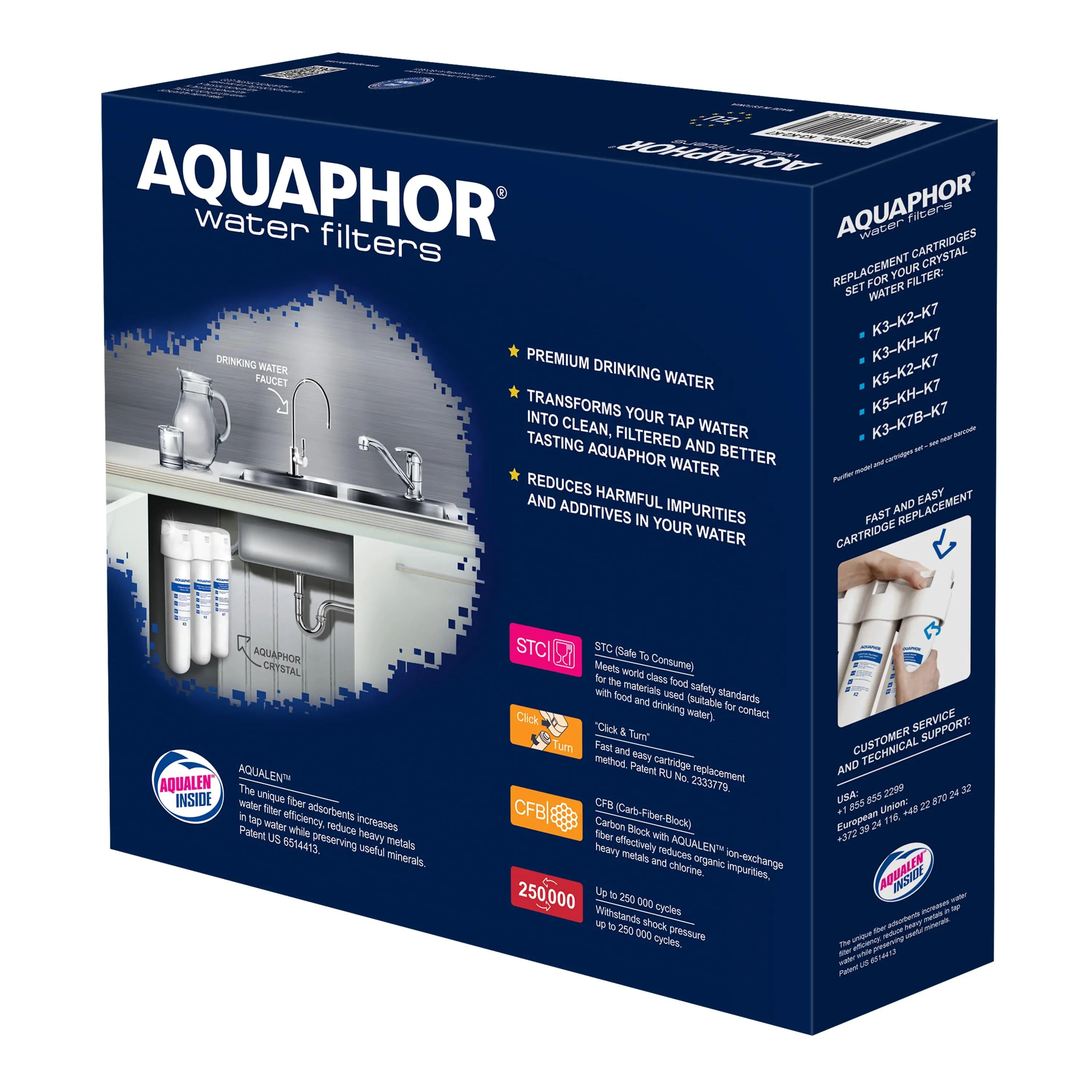 System filtrowania wody Aquaphor Kryształ AH Srebrny