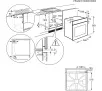 Piekarnik elektryczny Electrolux 600 SurroundCook EOF4P56X Termoobieg Czarny inox