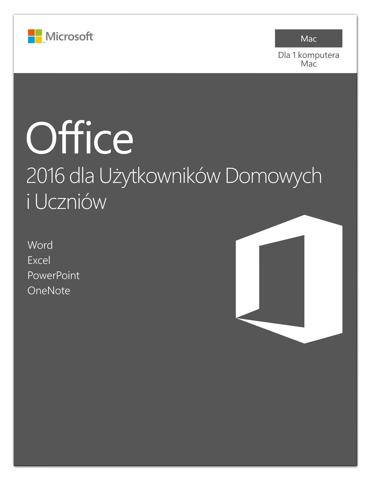 Program Microsoft Office 2016 dla Użytkowników Domowych i Uczniów Mac