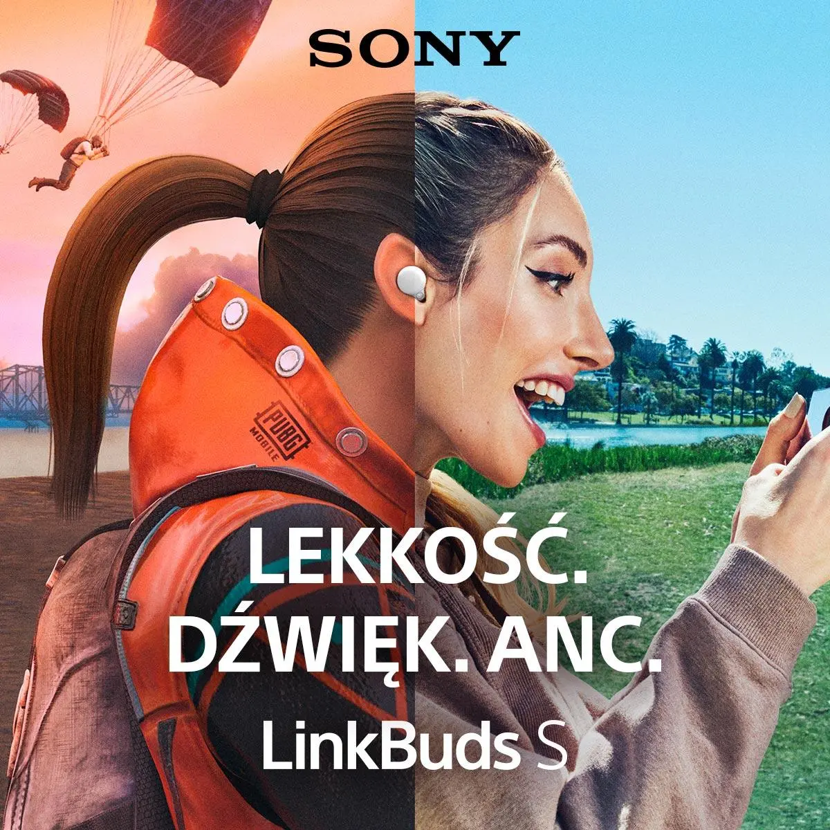 Słuchawki bezprzewodowe Sony LinkBuds S WF-LS900NB ANC Dokanałowe Bluetooth 5.2 Czarny