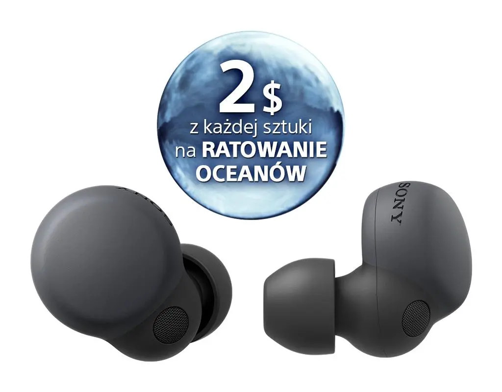 Słuchawki bezprzewodowe Sony LinkBuds S WF-LS900NB ANC Dokanałowe Bluetooth 5.2 Czarny