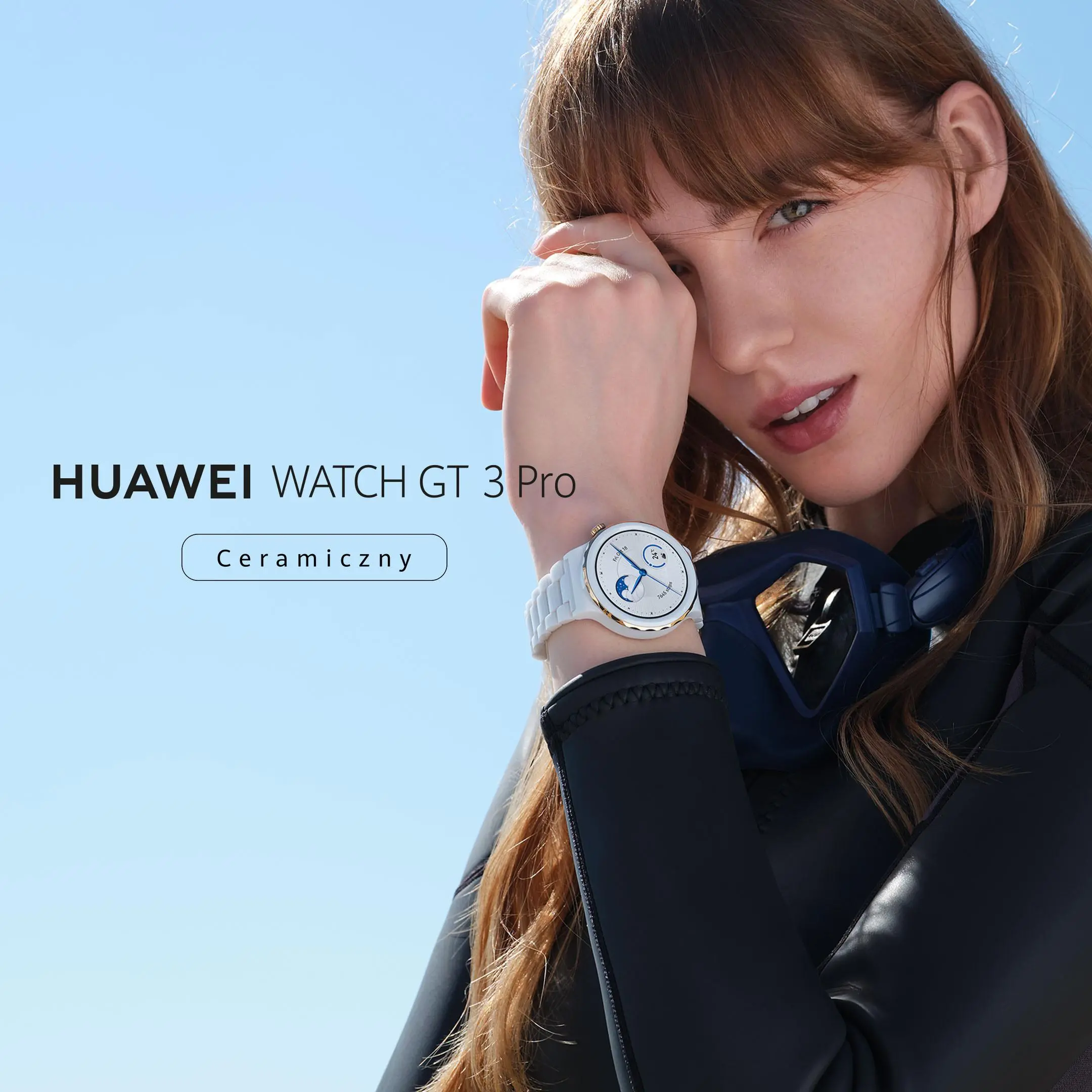 Smartwatch Huawei Watch GT 3 Pro Elegant 43mm GPS Biały