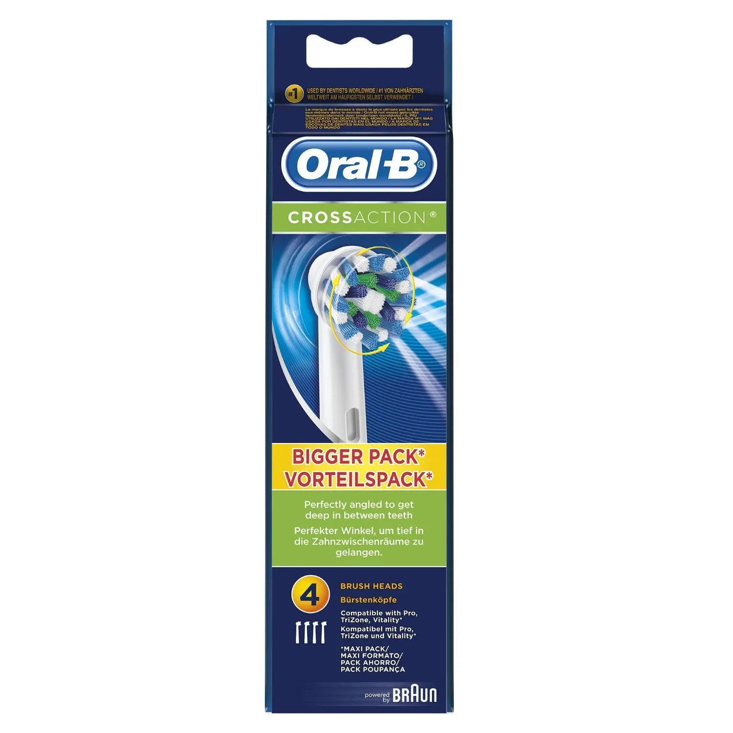 Końcówka do szczoteczki Oral-B Cross Action 4szt.