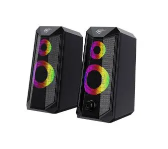 Głośniki Havit SK202 2.0 RGB Czarny