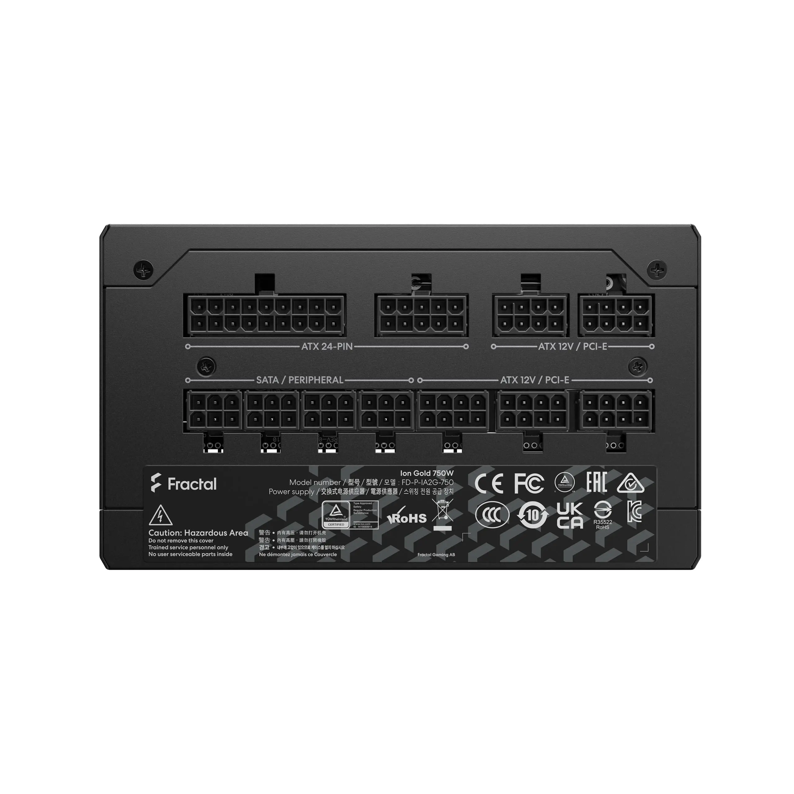 Zasilacz Fractal Design Ion 750W 80+ Gold Czarny