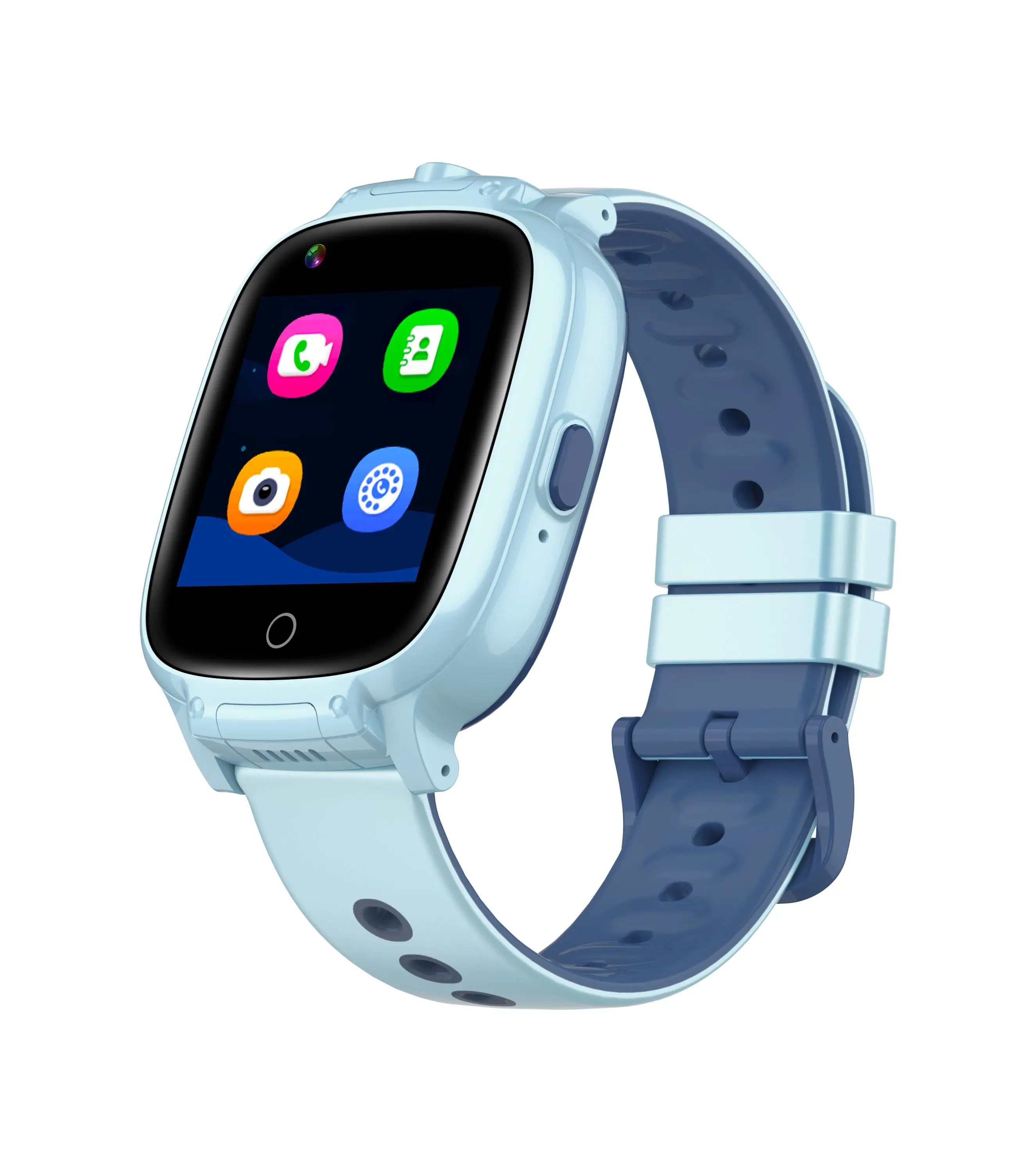 Smartwatch Garett Kids Twin 4G 56mm GPS LTE Niebieski