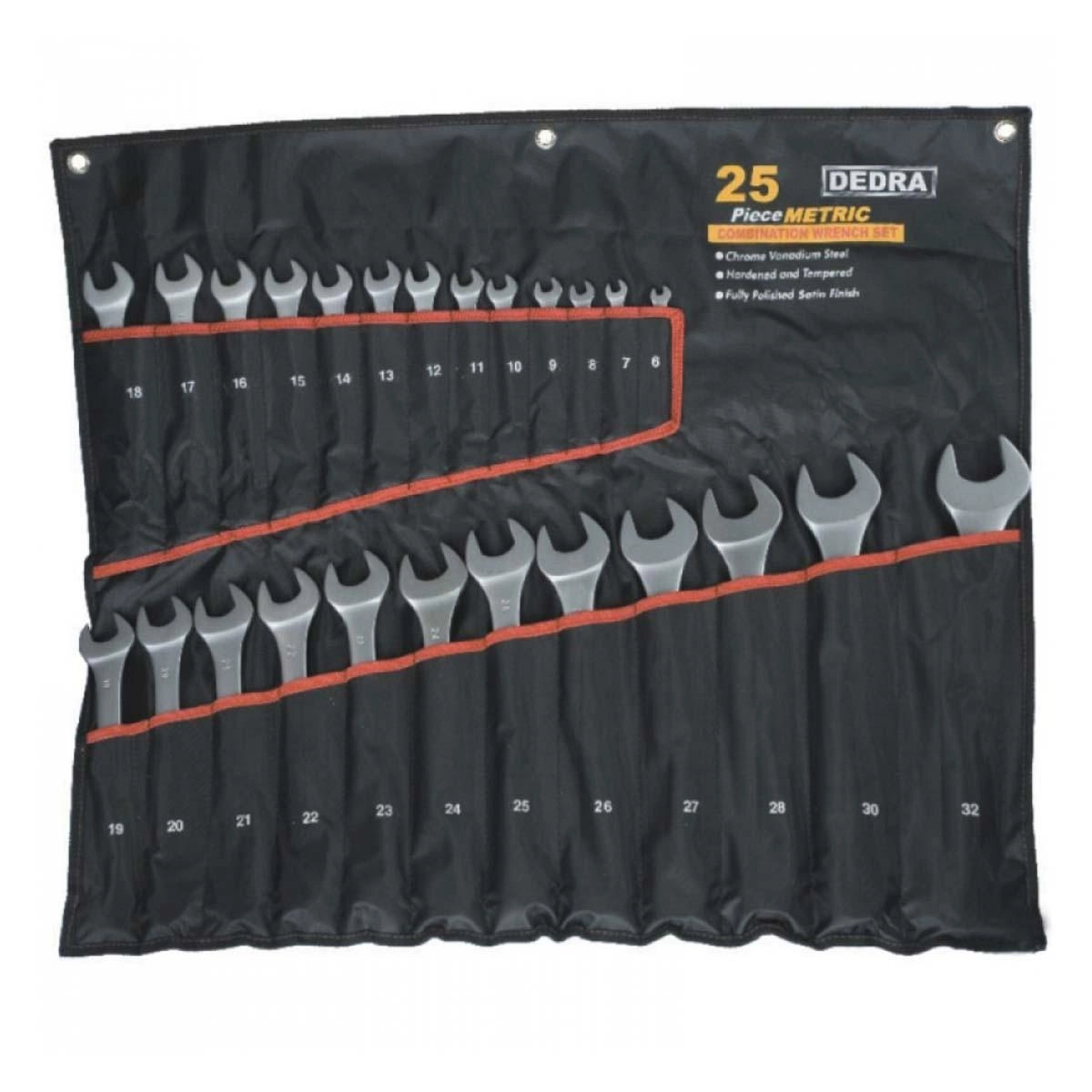 Zestaw kluczy Dedra 1406 25szt.