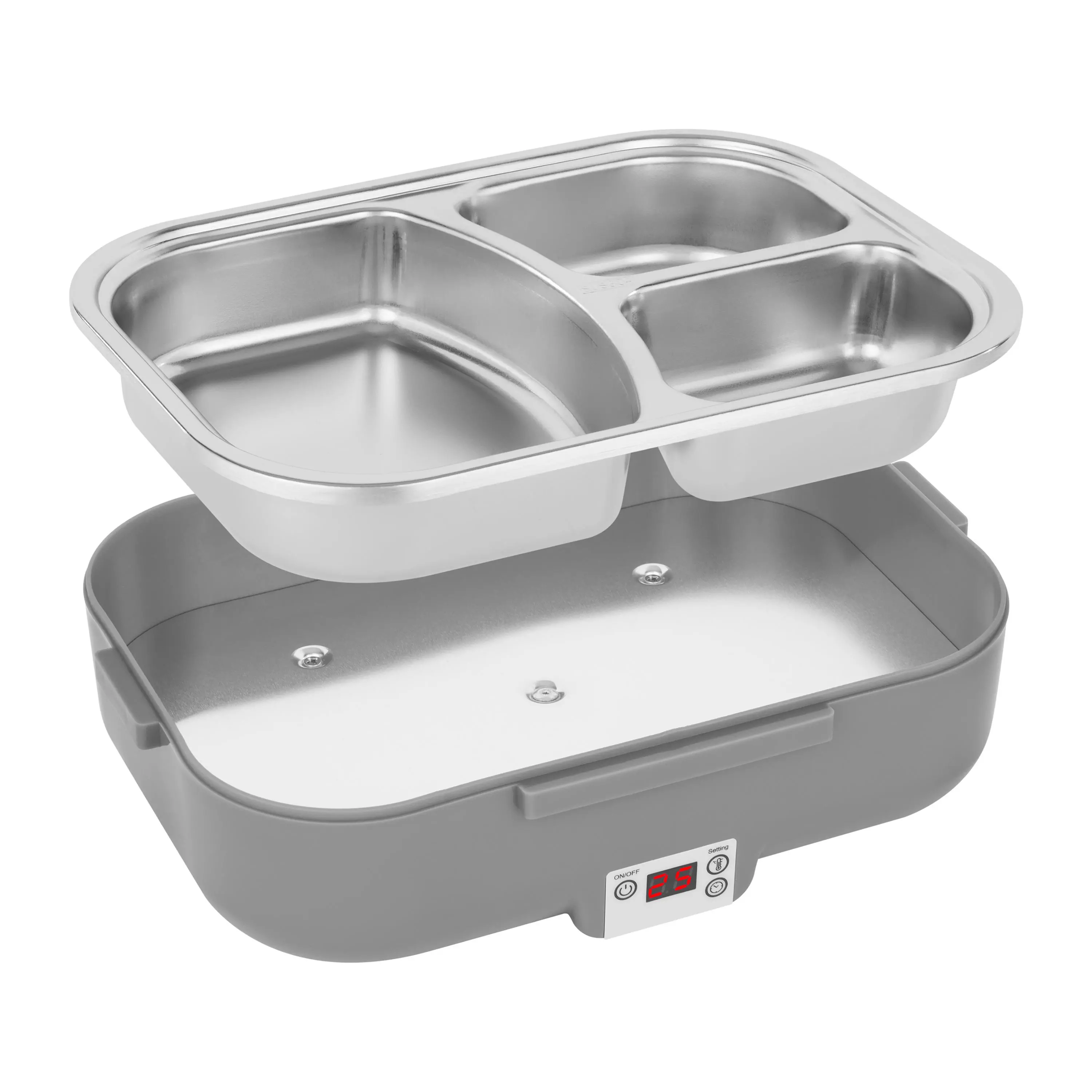 Lunchbox podgrzewany N'oveen LB640 1l Szary