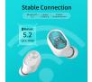 Słuchawki bezprzewodowe SoundMAGIC T60BT Dokanałowe Bluetooth 5.2 Biały