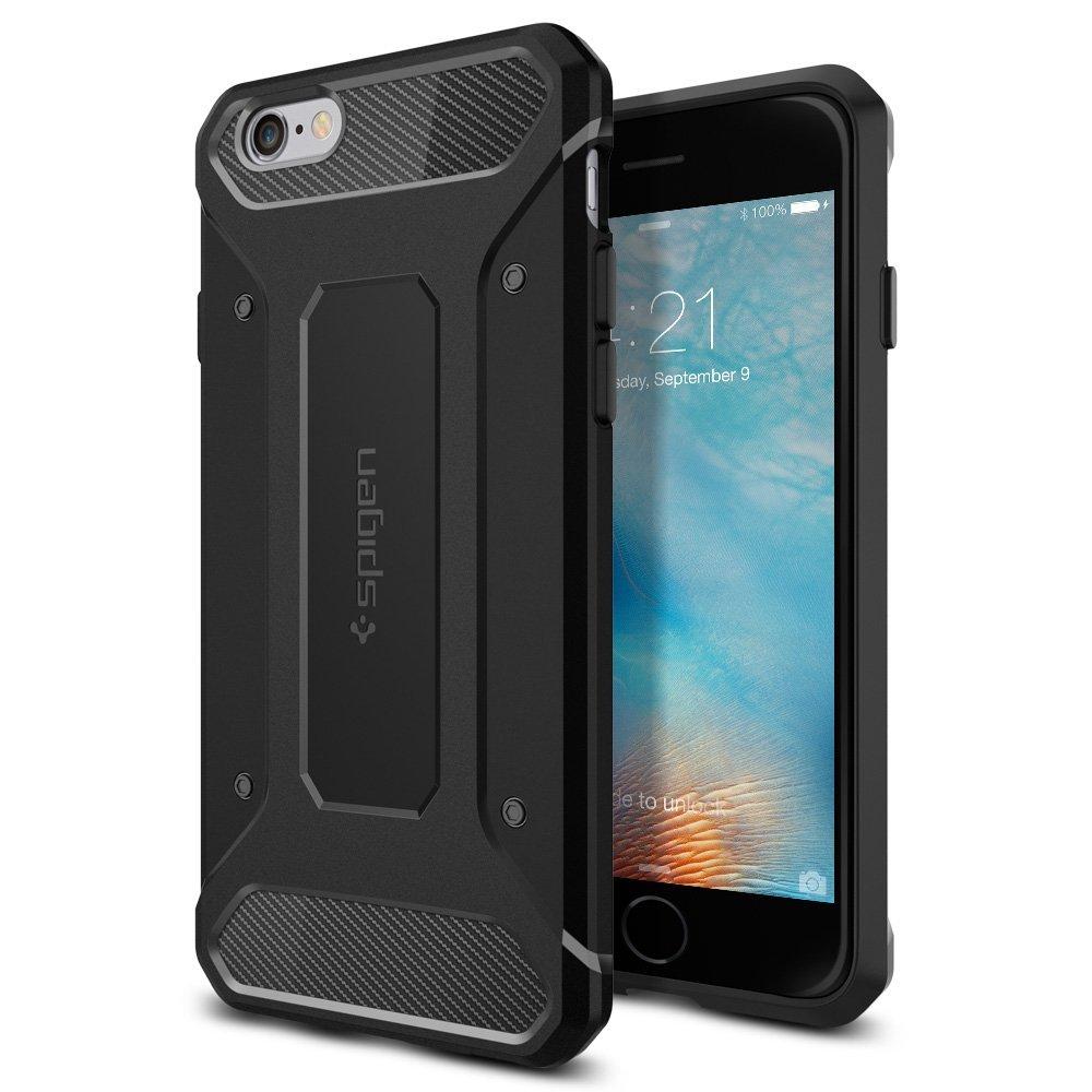 Etui Spigen Rugged Armor SGP11597 iPhone 6s (czarny)