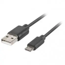 Kabel Lanberg USB-A do microUSB 0,3m QC 3,0 Czarny