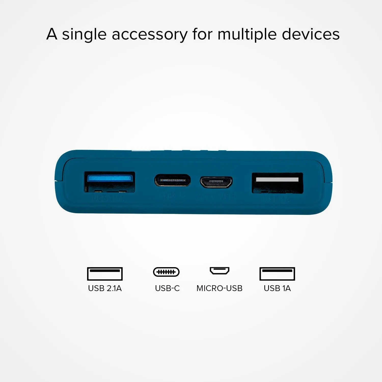 Powerbank SBS TTBB10000FASTA 10000mAh USB-C + micro USB 10W Niebieski